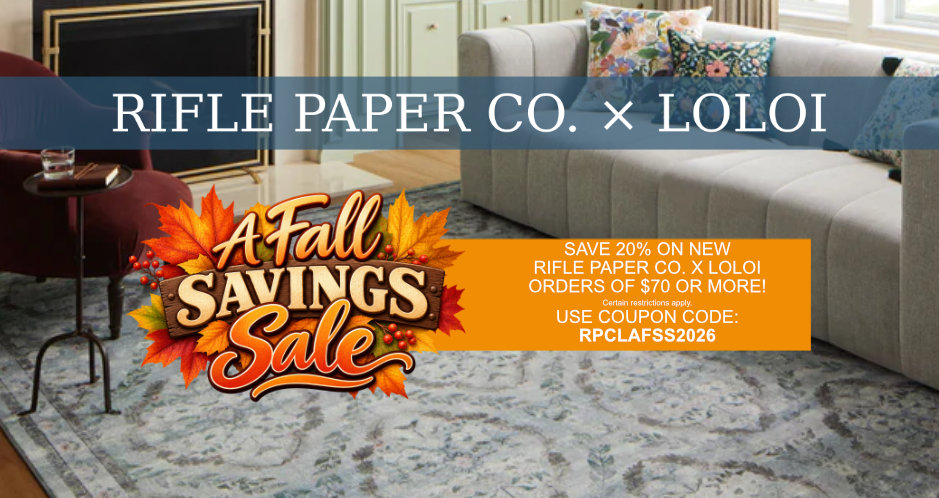 Rifle Paper Co. x Loloi