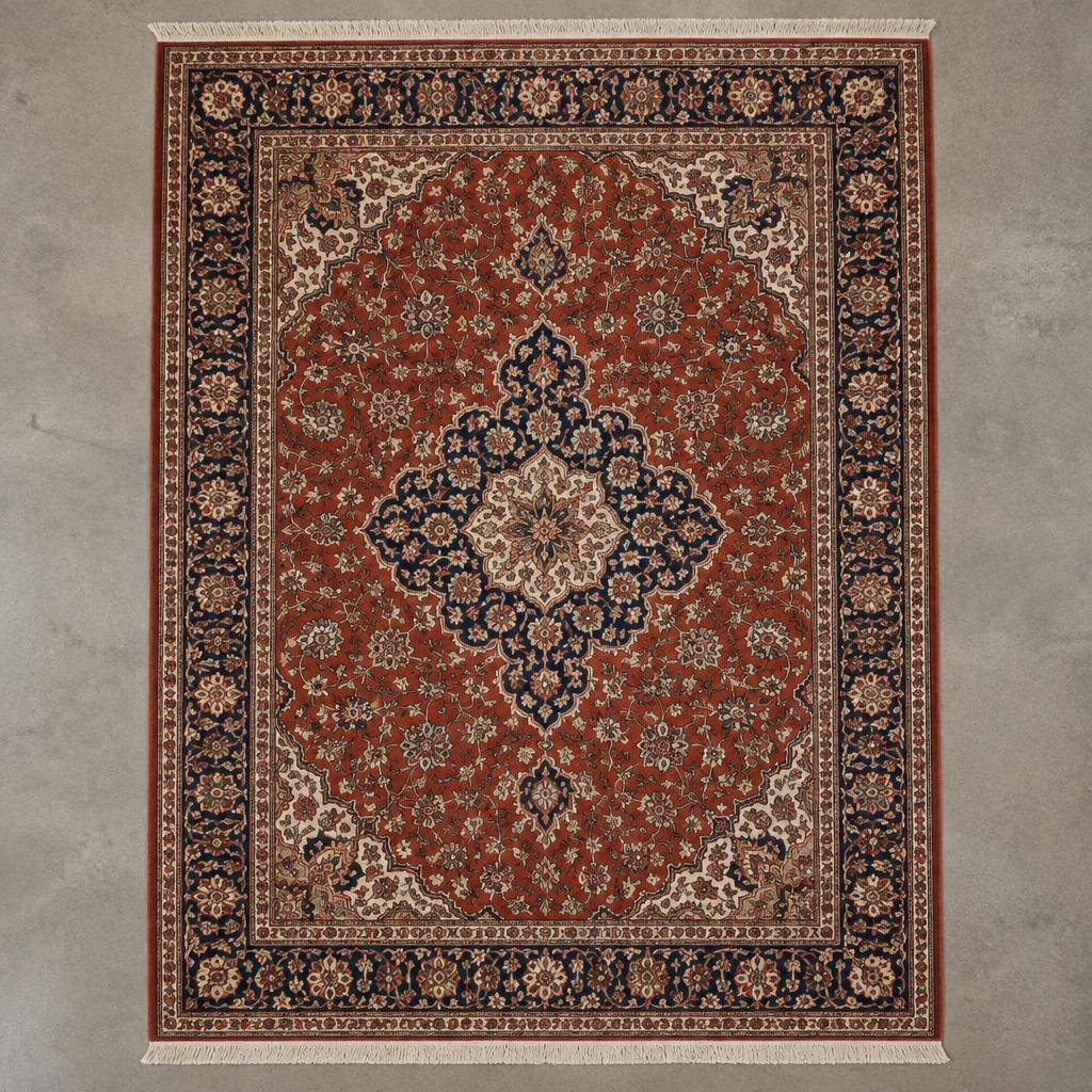 Persian rug after cleaning