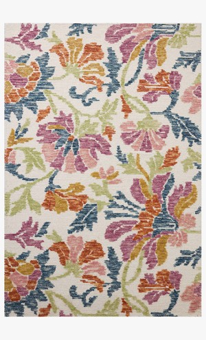Loloi Tilly TIL-02 IVORY / MULTI Area Rug